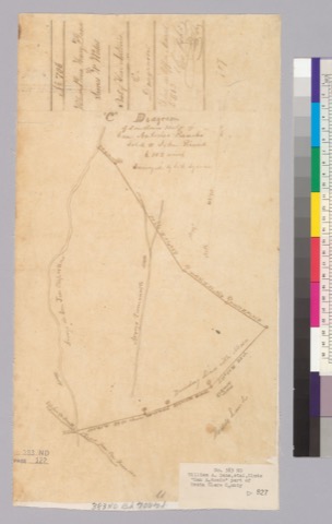 Diseño: Diagram of southern half of San Antonio Rancho sold to John Ricord, 6.102 acres : [Santa Clara Co., Calif.] / 