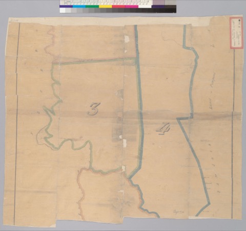 Diseño: Diagram of the survey of the land of Nicasio : [Marin Co., Calif.] / Jasper O'Farrell, C.E (sheet 3)