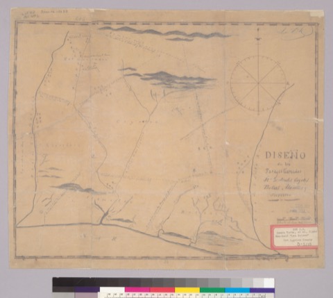 Diseño: Diseño de los parages llamados Sta. Gertrudes, Coyotes, Bolsas, Alamitos y Sierritos (sheet 2)