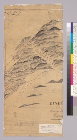 Diseño: Diseño del parage llamado Cañon [de Santa Ana : Calif. / por Abel Stearns (sheet 2)