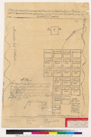 Diseño: Diseño del Pueblo de San Jose : 2 square leagues in Santa Clara Co., Calif.