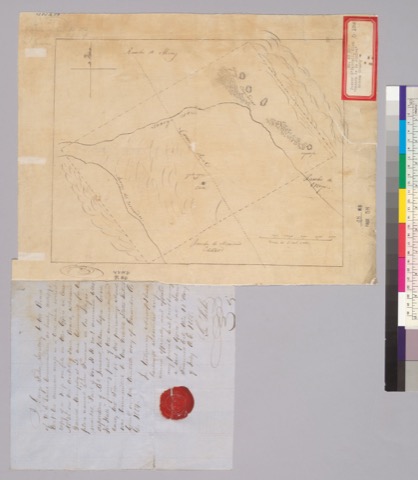 Diseño: Diseño del Rancho Cañada de Jonive : Sonoma Co., Calif. / Jaspar O'Farrell, maker? (sheet 1)