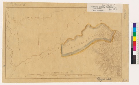 Diseño: Diseño del Rancho de los Nemshas : Calif. / by John Bidwell?