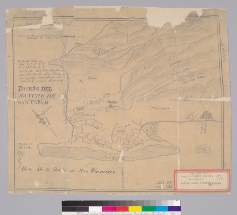 Diseño: Diseño del Rancho de San Pablo : [Calif.] / [James Alexander Forbes (sheet 2)