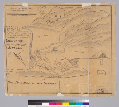 Diseño: Diseño del Rancho de San Pablo : [Calif.] / [James Alexander Forbes