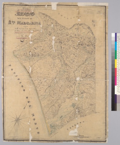 Diseño: Diseño del Rancho de Sta. Margarita [Calif.] : 1845 / Gaspar O'Farrell, agrimensor y arquitecto