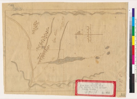 Diseño: Diseño del Rancho El Molino o Rio Ayoska : Sonoma Co., Calif.
