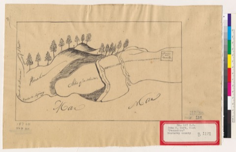 Diseño: Diseño del Rancho El Pescadero : Monterey County, Calif. (sheet 1)