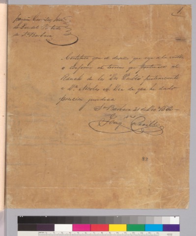 Diseño: Diseño del Rancho Los Dos Pueblos, California (sheet 2)