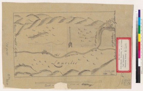 Diseño: Diseño del Rancho Los Laureles (Beronda) : Calif. (sheet 1)