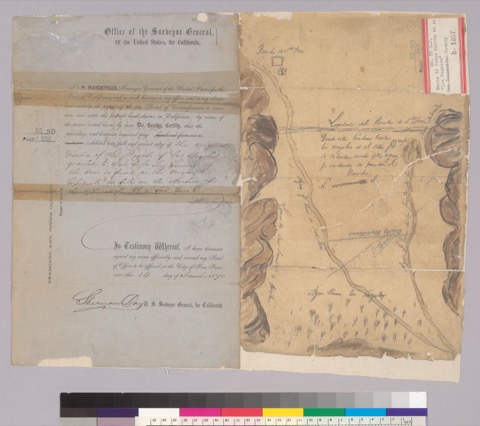 Diseño: Diseño del Rancho Los Nogales : Calif. (sheet 1)