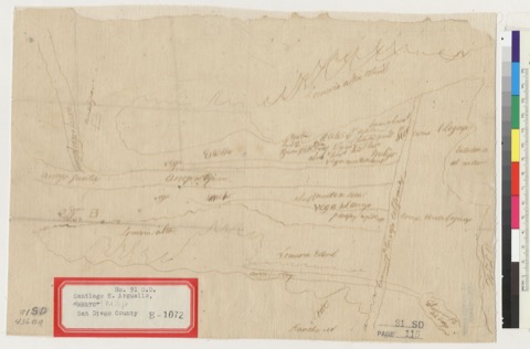 Diseño: Diseño del Rancho Milijo : San Diego County, Calif. and Baja California, Mexico (sheet 1)