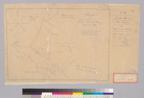 Diseño: Diseño del rancho ocupado por S[eñ]or. Dn. Francisco Castro y llamado San Pablo