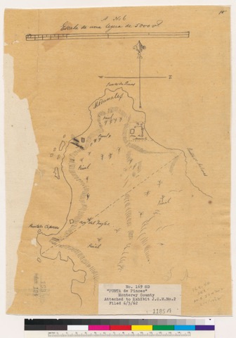Diseño: Diseño del Rancho Punta de Pinos : Calif. (sheet 2)