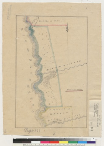 Diseño: Diseño del Rancho Rio de los Molinos : Calif. / John Bidwell (sheet 2)