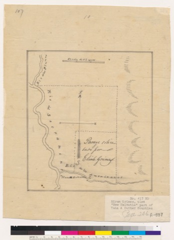 Diseño: Diseño del Rancho San Juan y Rancho New Helvetia : Calif. (sheet 2)