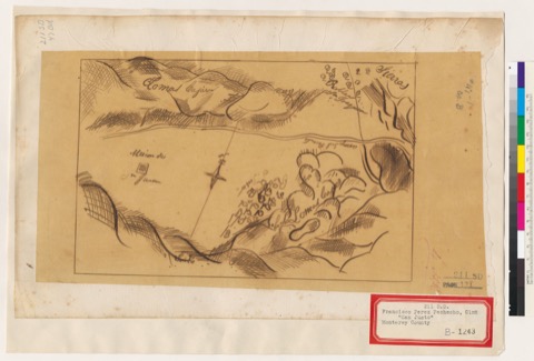Diseño: Diseño del Rancho San Justo : Calif. (sheet 1)