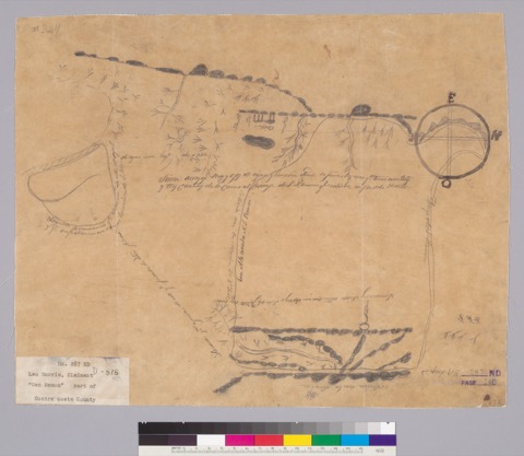 Diseño: Diseño del Rancho San Ramon (Amador y Norris) : Calif. (sheet 4)