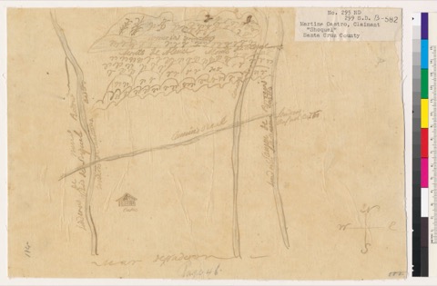Diseño: Diseño del Rancho Shoquel : Calif. (sheet 1)