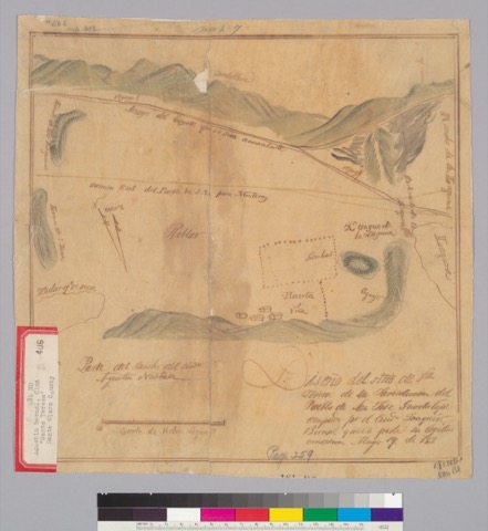 Diseño: Diseño del sitio de Sta. Teresa : de la jurisdicción del pueblo de San José Guadalupe ... [Calif.