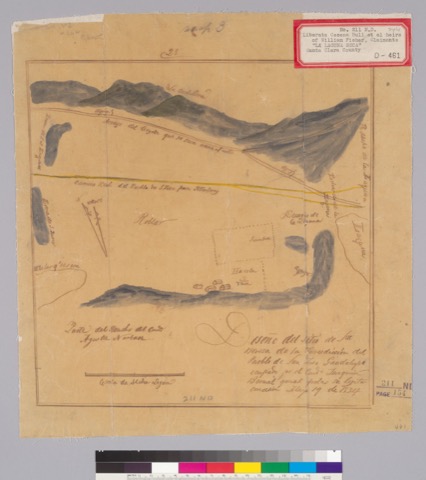 Diseño: Diseño del sitio de Sta. Teresa : de la jurisdicción del pueblo de San José Guadalupe ... [Calif.
