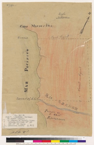 Diseño: Diseño del terreno de Cabo Mendosina : Mendocino Co., Calif.