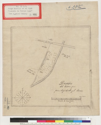 Diseño: Diseño del terreno que pidun Jorge Morrillo y J. Romero