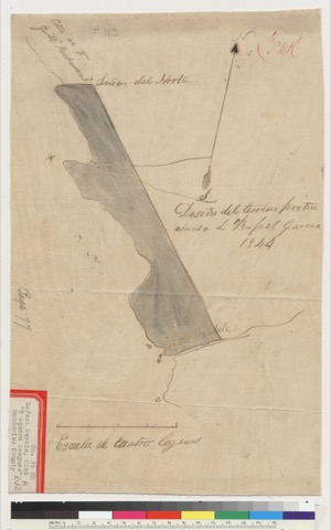 Diseño: Diseño del terreno á Rafael Garcia : Mendocino County, Calif.