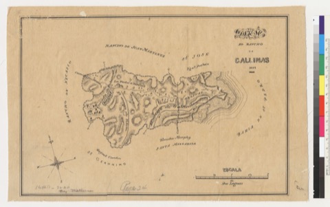 Diseño: Diseño el Rancho de Gallinas [Calif.] : 1844 (sheet 1)
