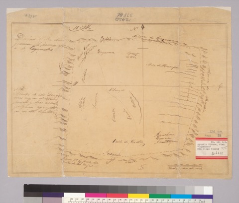 Diseño: Diseño ó lea diagrama del parage sierra de Cuyamacas