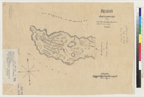 Diseño: Diseño, Soulajulle : 1844, Rancho de Jose Roman, [Marin Co., Calif.] / [Jasper O'Farrell, maker