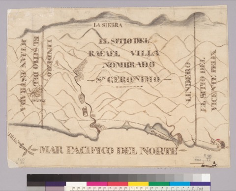 Diseño: El Sitio del Rafael Villa nombrado Sn. Geronimo