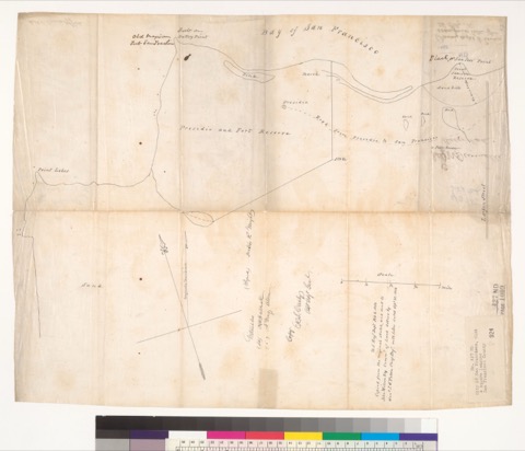 Diseño: Four square leagues, government reserves in the City of San Francisco, Calif.] / U.S. Engr. Dept (sheet 1)