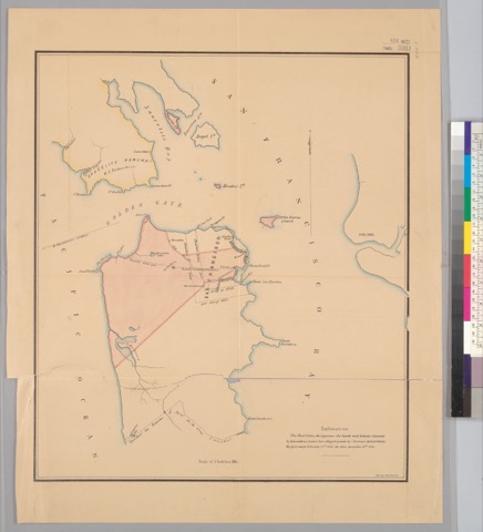 Diseño: Lands and islands claimed by Limantour, San Francisco County, Calif.