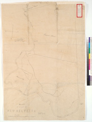 Diseño: Map of a part of New Helvetia : [Sacramento Valley, Calif.] / from the survey of R.A. Chase