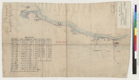 Diseño: Map of a portion of the northern boundary of the Rancho Los Medanos : Calif. / K.W. Taylor