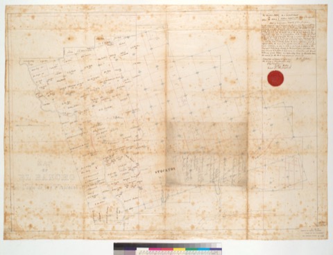 Diseño: Map of El Rancho del Campo de los Franceses : [San Joaquin Co., Calif.] / [U.S. Surveyor General (sheet 1)