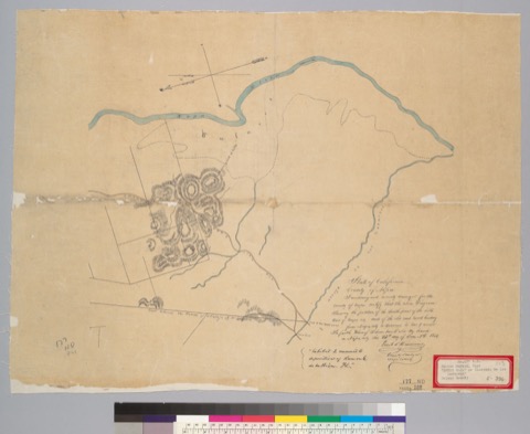 Diseño: Map of part of Rancho Entre Napa, or Rinconda de los Carneros : Napa Co., Calif.] / by Em. A. d'Hemecourt