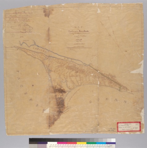 Diseño: Map of Punta de los Reyes Rancho : [Marin Co., Calif.] / Surveyed by James Nooney for A. Randall