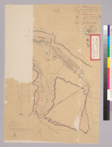 Diseño: Map of Rancho Cañada atrás del Rancho de Los Berdugos