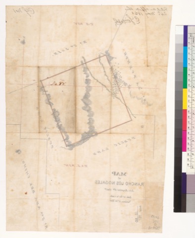 Diseño: Map of Rancho Los Nogales : Los Angeles Co., Cala (sheet 2)