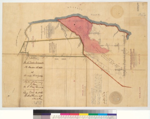 Diseño: Map of the Butano Rancho, Rancho San Antonio or Pescadero, and Rancho Punta del Año Nuevo: Calif. (sheet 2)