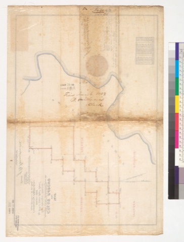 Diseño: Map of the Colus Rancho [Calif.] : finally confirmed to C.D. Semple / surveyed under instructions from the U.S