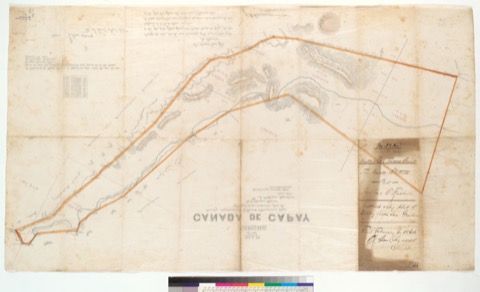 Diseño: Map of the Rancho Cañada de Capay [Calif.] : finally confirmed to O'Farrell, Stevens and Jury / surveyed under