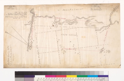 Diseño: Map of the Rancho Pala, Calif. / Charles T. Healey