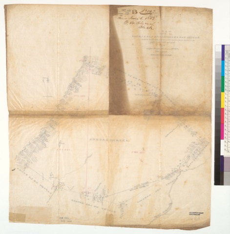 Diseño: Map of the Rancho San Francisco de las Llagas : [San Clara Co., Calif.] / as located under instructions for th