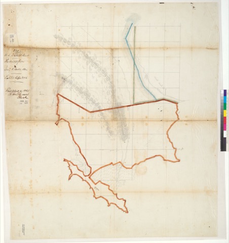 Diseño: Map of the Rancho San Pablo : Calif. / A.J. Coffee (sheet 2)