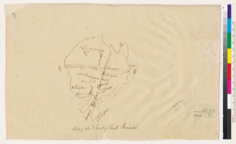 Diseño: Map of the tract of land Jamachá