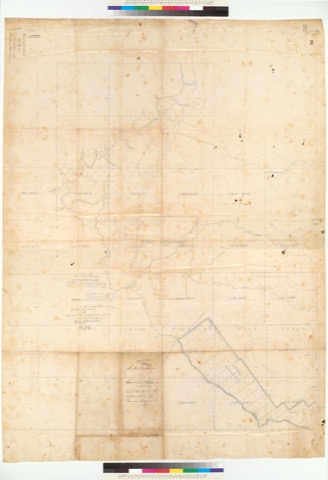 Diseño: Map of U.S. surveys and survey of the San Joaquin and Moquelamne River : [Calif.] / By Duncan Beaumont, Co. Su
