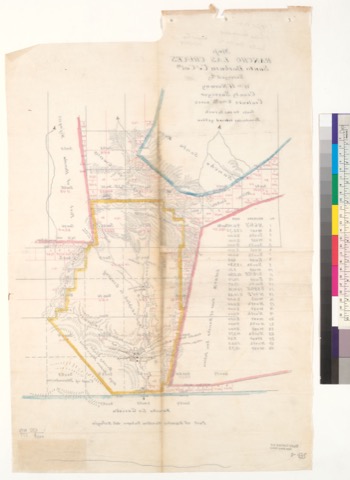 Diseño: Map, Rancho Las Cruces : Santa Barbara Co., Cala. / surveyed by Wm. H. Norway, County Surveyor (sheet 2)
